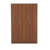 Three Door Wardrobe Jungle Wood with Drawer | with Hanging Space and Shelves