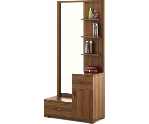 Engineered Wood Dressing Table With Mirror Drawer And Storage