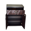 Two Door Wooden Shoe Rack with Lock and Drawer | Storage Cabinet Home Indoor and outdooor Cupboard