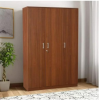 Three Door Wardrobe Jungle Wood with Drawer | with Hanging Space and Shelves