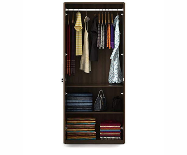 Double Door Wardrobe (Acacia) with Mirror