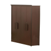 Four Door Wardrobe | Honey Finish | Brown
