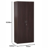 Screenfinish Double Door Wardrobe in Engineered Wood