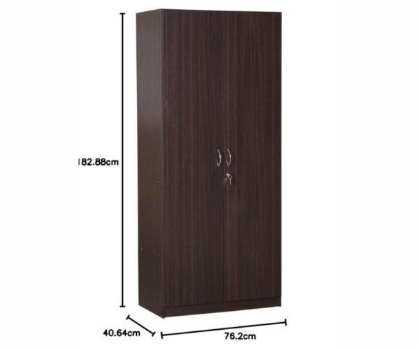 Screenfinish Double Door Wardrobe in Engineered Wood
