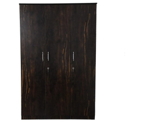 Three Door Apple Wood Wardrobe