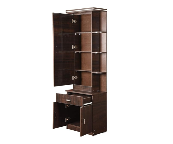 Engineered Wood Dressing Table with Mirror in Texas Design