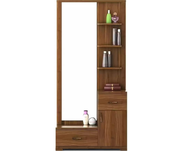 Engineered Wood Dressing Table With Mirror Drawer And Storage