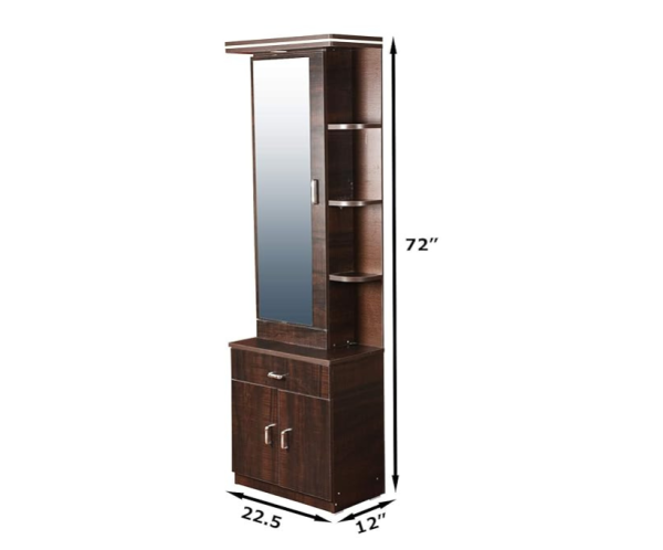 Engineered Wood Dressing Table with Mirror in Texas Design