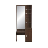 Engineered Wood Dressing Table with 1 Mirror and Storage | Brown