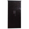 Mordern Brick Textured Double Door Wardrobe