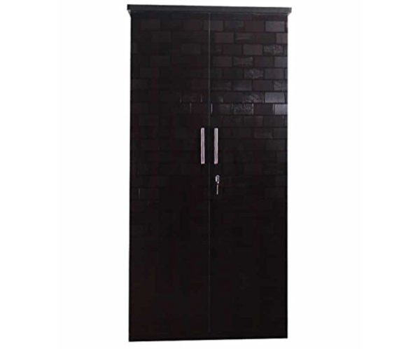 Mordern Brick Textured Double Door Wardrobe