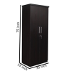 Super Deluxe Double Door Wardrobe With Mirror