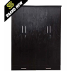 Leaf Textured Four Door Wardrobe