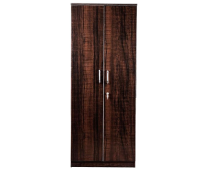 Orchid Dark Glossy Double Door Wardrobe
