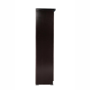 Double Door Engineered Wood Wardrobe with Mirror | Black