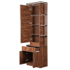 Wooden Orchid Light Glossy Dressing Table | Brown