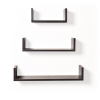 U Shaped Floatingwall Shelves | Set of 3