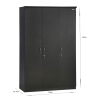 Three Door Wardrobe | Imperial Teak