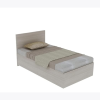 Engineered Wood Single Bed with Box Storage | Wooden Bed for Kidroom Bedroom | Beige