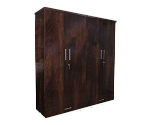 Junglewood Textured Four Door Wardrobe