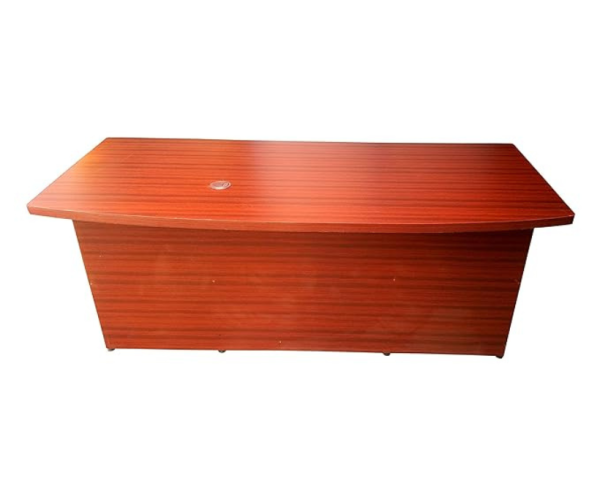 Wooden Finish Office Executive Table in Brown Color | 5 Feet Length