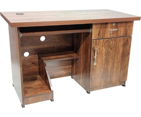 Office Table | Computer Table for Home and Office | Walnut Finished