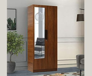 King Size Double Door Wardrobe with Mirror and Draw