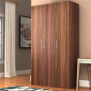 Three Door Wardrobe | Walnut