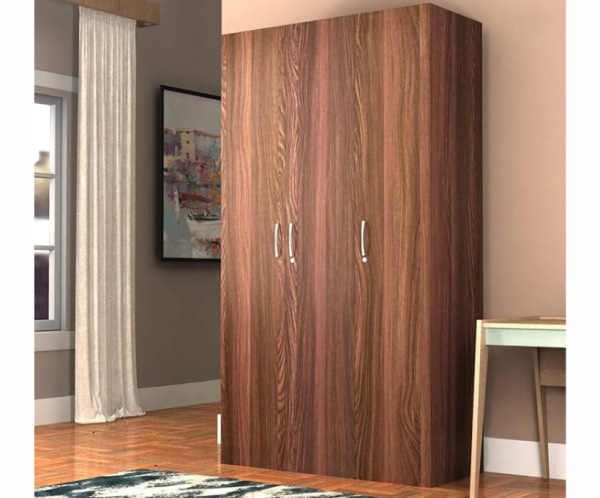 Three Door Wardrobe | Walnut