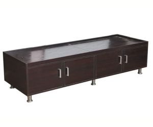 Engineered Wood Divan Single Bed With Box Storage | Wood Finish_Brown