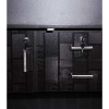 Mordern Brick Textured Double Door Wardrobe