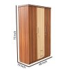 Super Deluxe Three Door Wardrobe