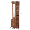 Wooden Orchid Light Glossy Dressing Table | Brown