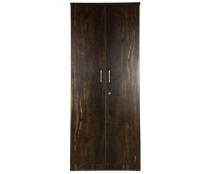 Apple Wood Double Door Wardrobe | Brown