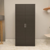 Premium Engineered Wood Double Door Wardrobe | Finish – Natural Wenge