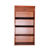 Elegant Double Door Shoe Rack in Light Brown