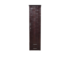 Brick Textured Single Door Wardorbe