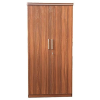 Streak Textured Double Door Wardrobe | Wood