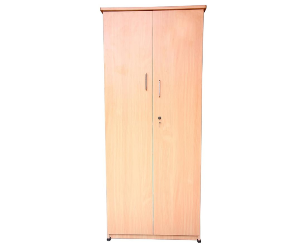 Double Door Wardrobe | Almirah | Bedroom Cupboard in Beige Color