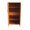 Engineered Wood Double Door Wardrobe 5 feet | Teak Wood Color Textured