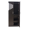 Wooden Double Door Wardrobe | Engineered Wood | Wenge Finish