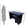 Engineered Wood Matte Finish Study Table Desk for Home and Office