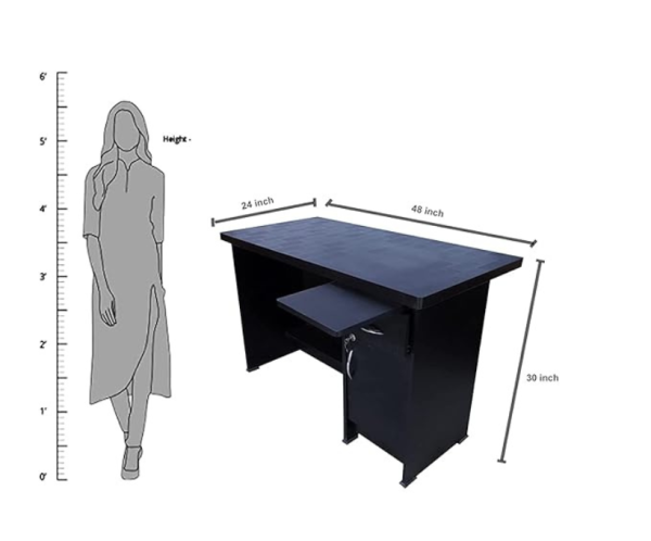 Engineered Wood Matte Finish Study Table Desk for Home and Office