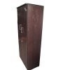 Double Door Engineered Wood Wardrobe | Black Textured