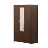 Three Door Wardrobe | Dark Finish