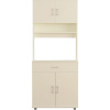 Kitchen Cabinet In High Glossy | Engineered Wood | White