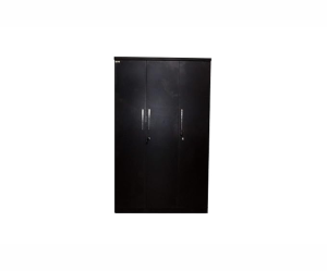Engineered Wood Three Door Wardrobe | Walnut Finish