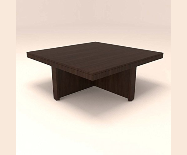 Stylish 4 Stool Centre Table with Dark Brown Cushions