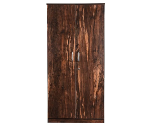 Apple Wood King Size Double Door Wardrobe | Brown
