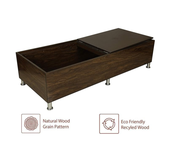 Wood Sofa | Diwan | Single Bed with Storage | Brown